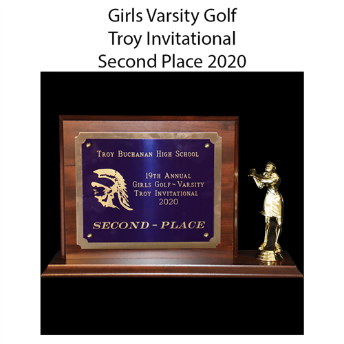 Girls Varsity Golf Troy Invitational Second Place 